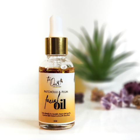 Liquid Glow! Face Oil | Patchouli & Plum