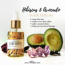 Load image into Gallery viewer, Avocado &amp; Hibiscus Nourish &amp; Shine Hair Serum